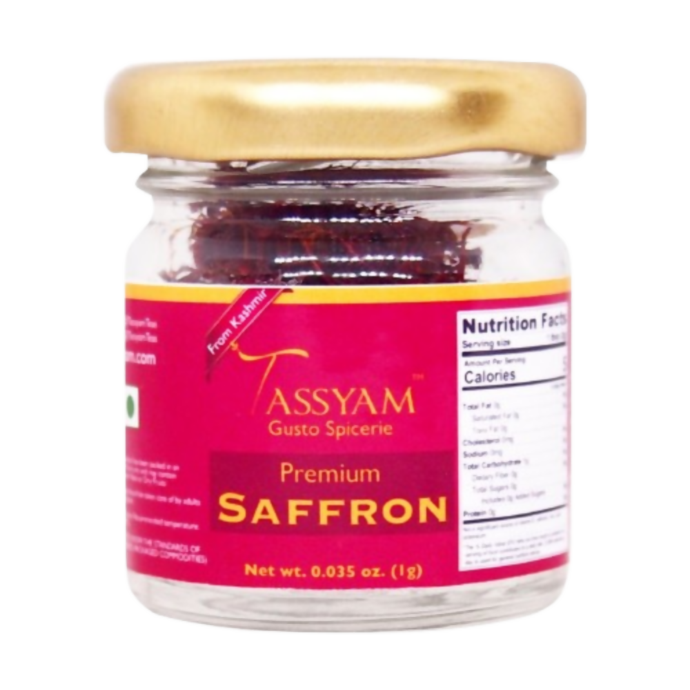 Tassyam Organics A Grade Saffron Strands - Distacart