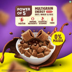 Kellogg's Multigrain Chocos Fills, 3 Grains: Oats, Wheat & Rice, Protein Rich, 0% Maida