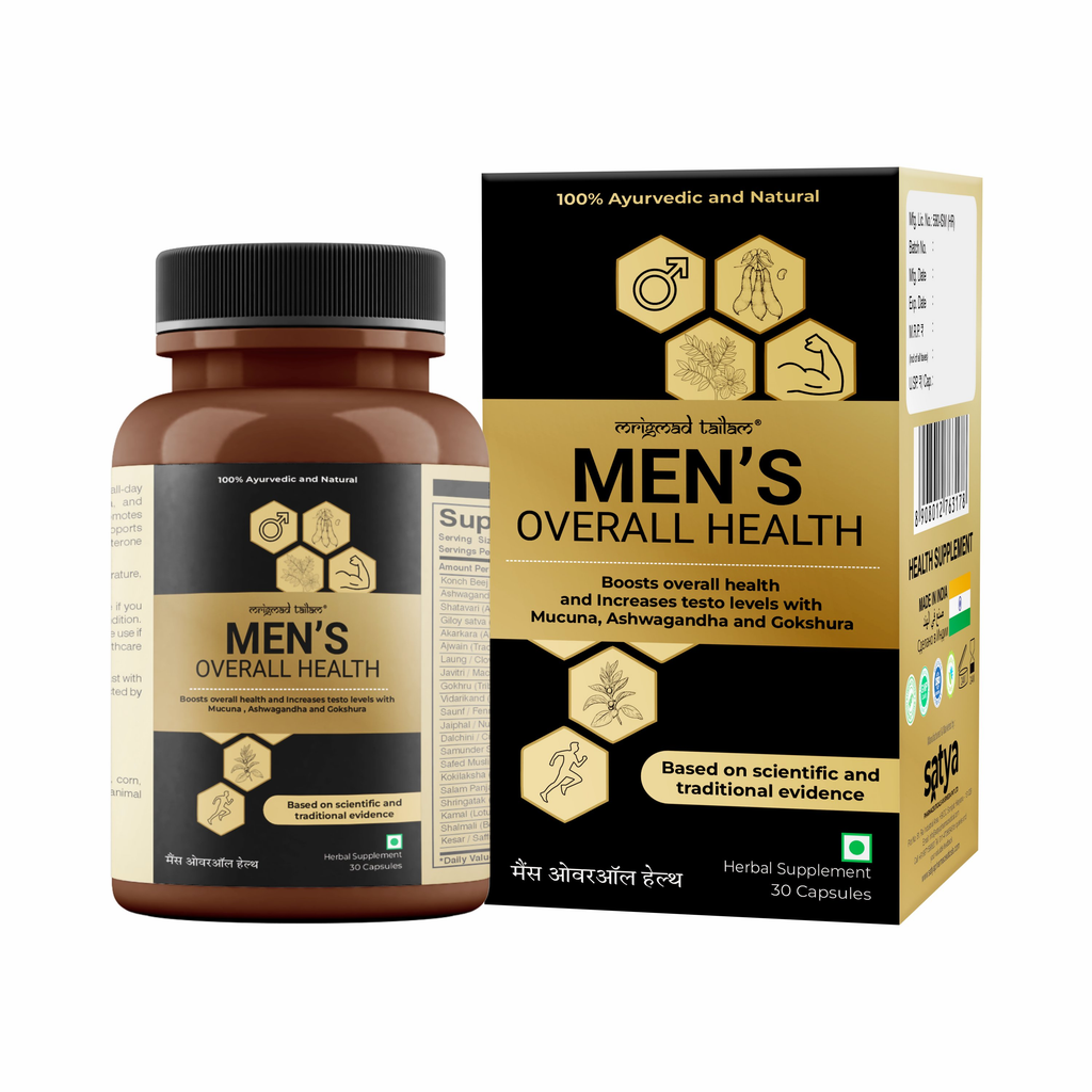 Satya Pharmaceuticals Men's Overall Health Capsules - Distacart