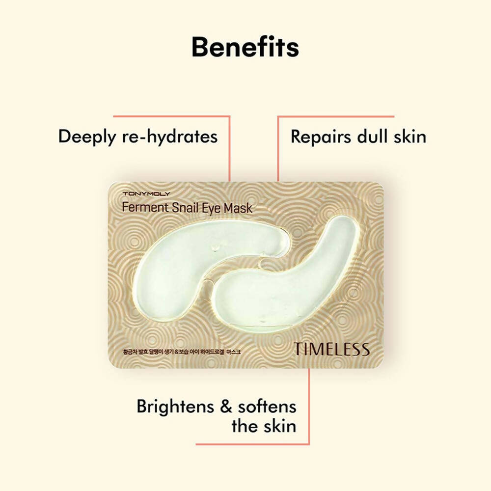 Tonymoly Timeless Ferment Snail Eye Mask - Distacart