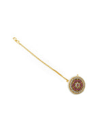 NVR Women's Trending Stylish Gold-Plated Maang Tikka - Distacart