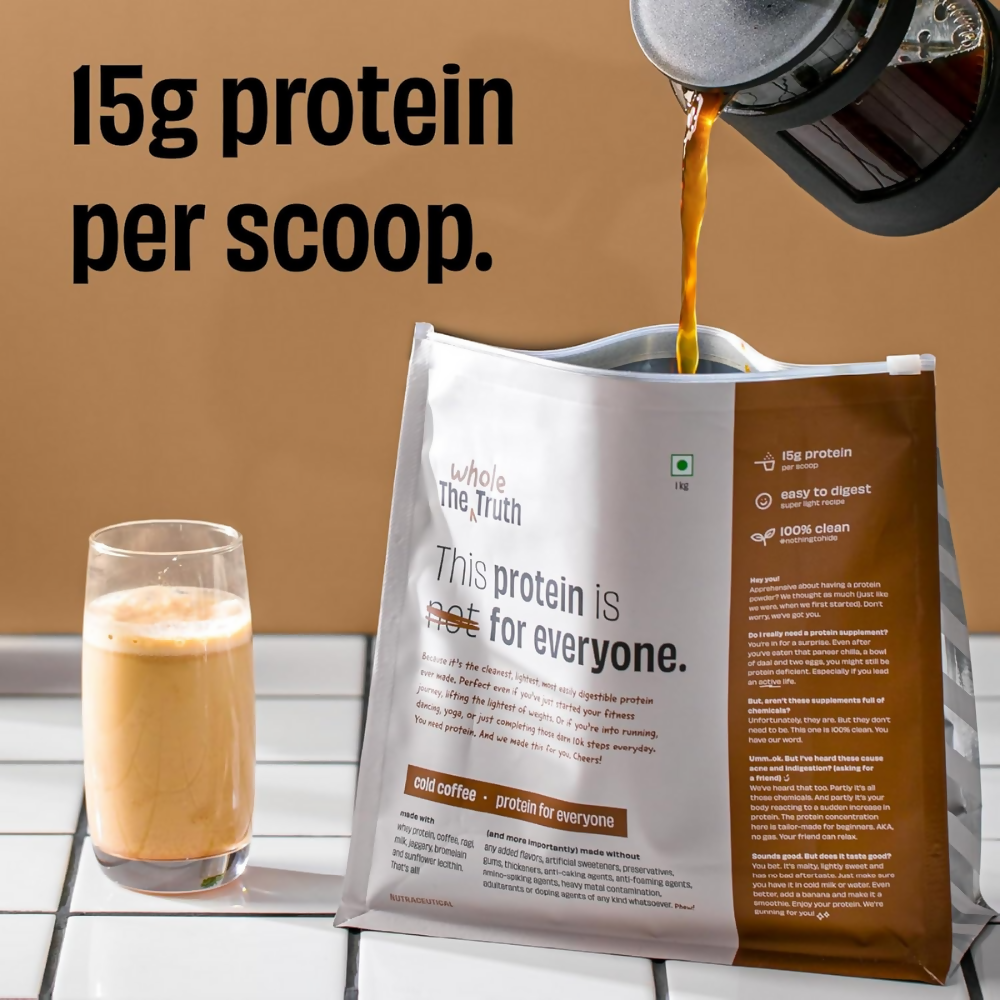 The Whole Truth 15g Protein/Scoop - Cold Coffee - Distacart
