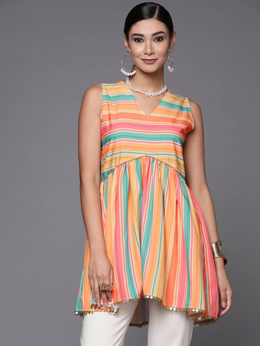 Ahalyaa Women's Traditional wear Tunic - Multicolor