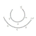 Joban Fashion Silver Copper Anklet For Girl - Distacart