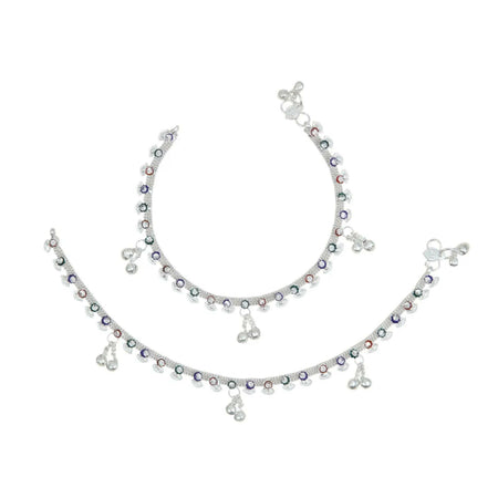 Joban Fashion Silver Copper Anklet For Girl