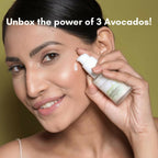 The Skin Diet Avocado Milky Glow Serum for Even Skin Tone with Hyaluronic Acid for Dull Skin