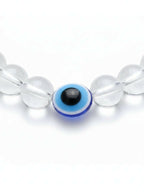 NVR White Crystal Evil Eye Bracelet for Men & Women - Distacart