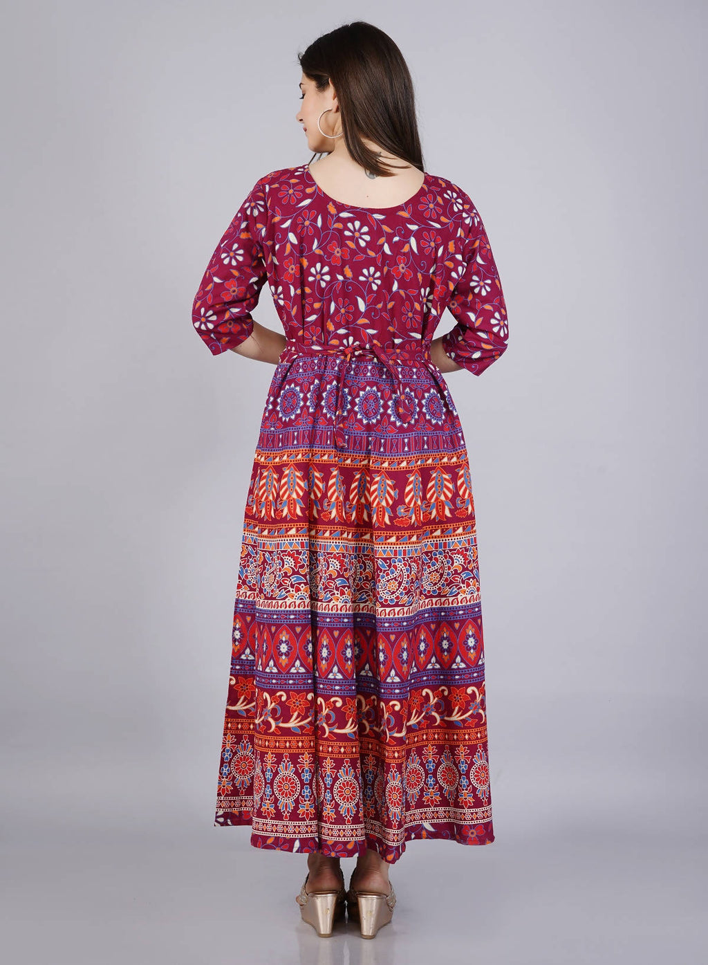 Vamika Multicolor Cotton Printed Party/Casual Wear Kurti (GAM13K)