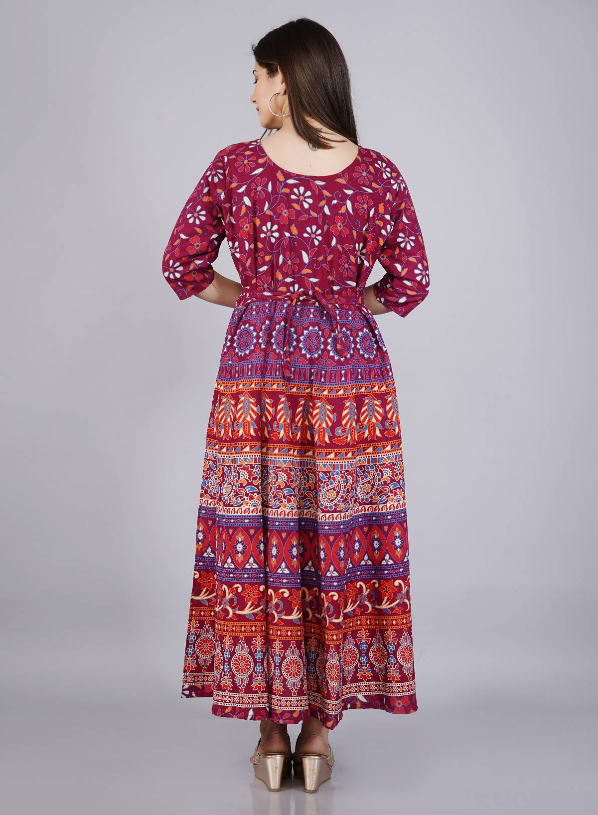 Vamika Multicolor Cotton Printed Party/Casual Wear Kurti (GAM13K)