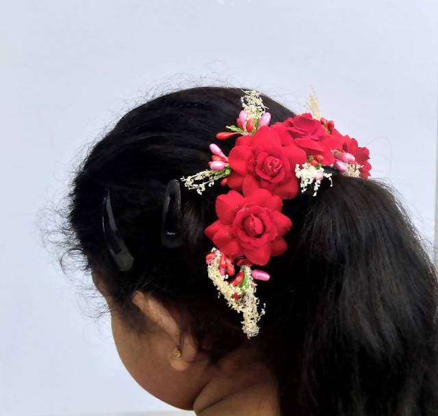 Red Trendy Hair Accessories