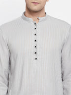 Even Apparels Beige Rayon Men's Kurta With Band Collar - Distacart