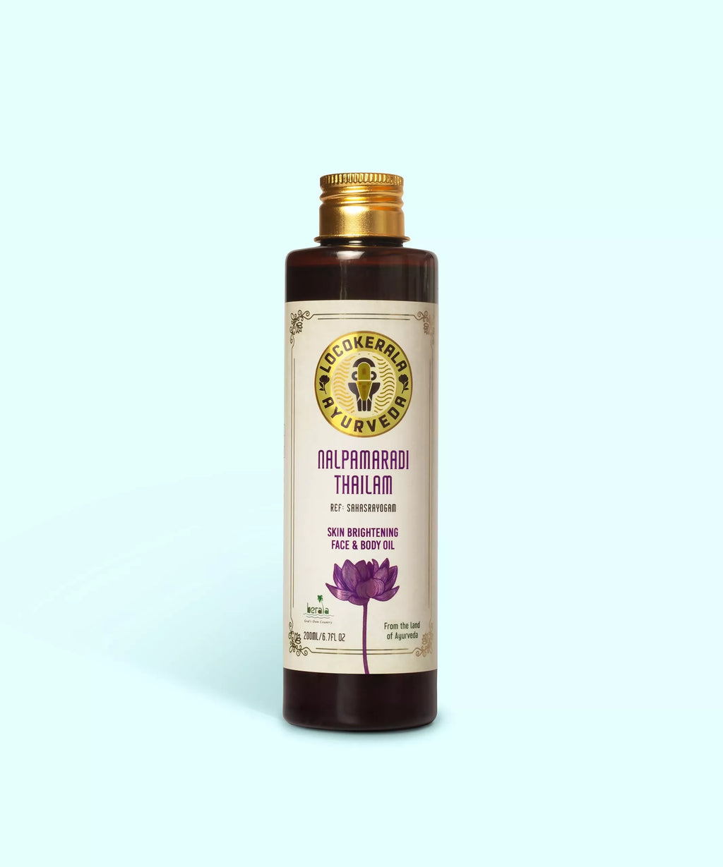 LocoKerala Nalpamaradi Thailam – Heritage Ayurveda Oil for Skin Toning
