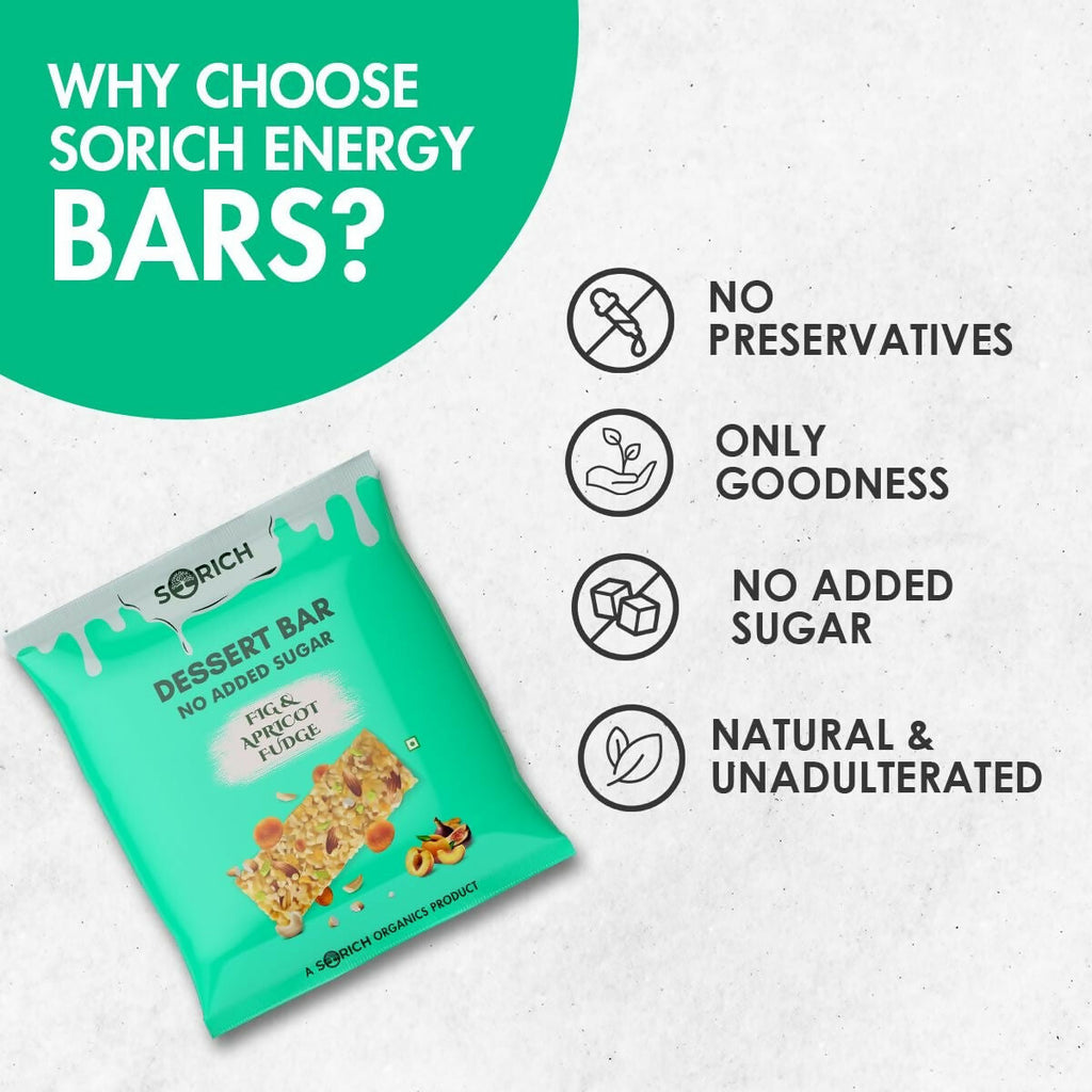 Sorich Organics Dessert Protein Mini Bars Fig & Apricot - Distacart