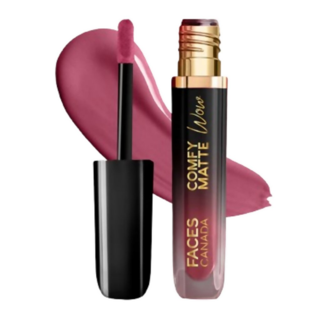 Faces Canada Comfy Matte Wow Liquid Lipstick - Pink Petal 09