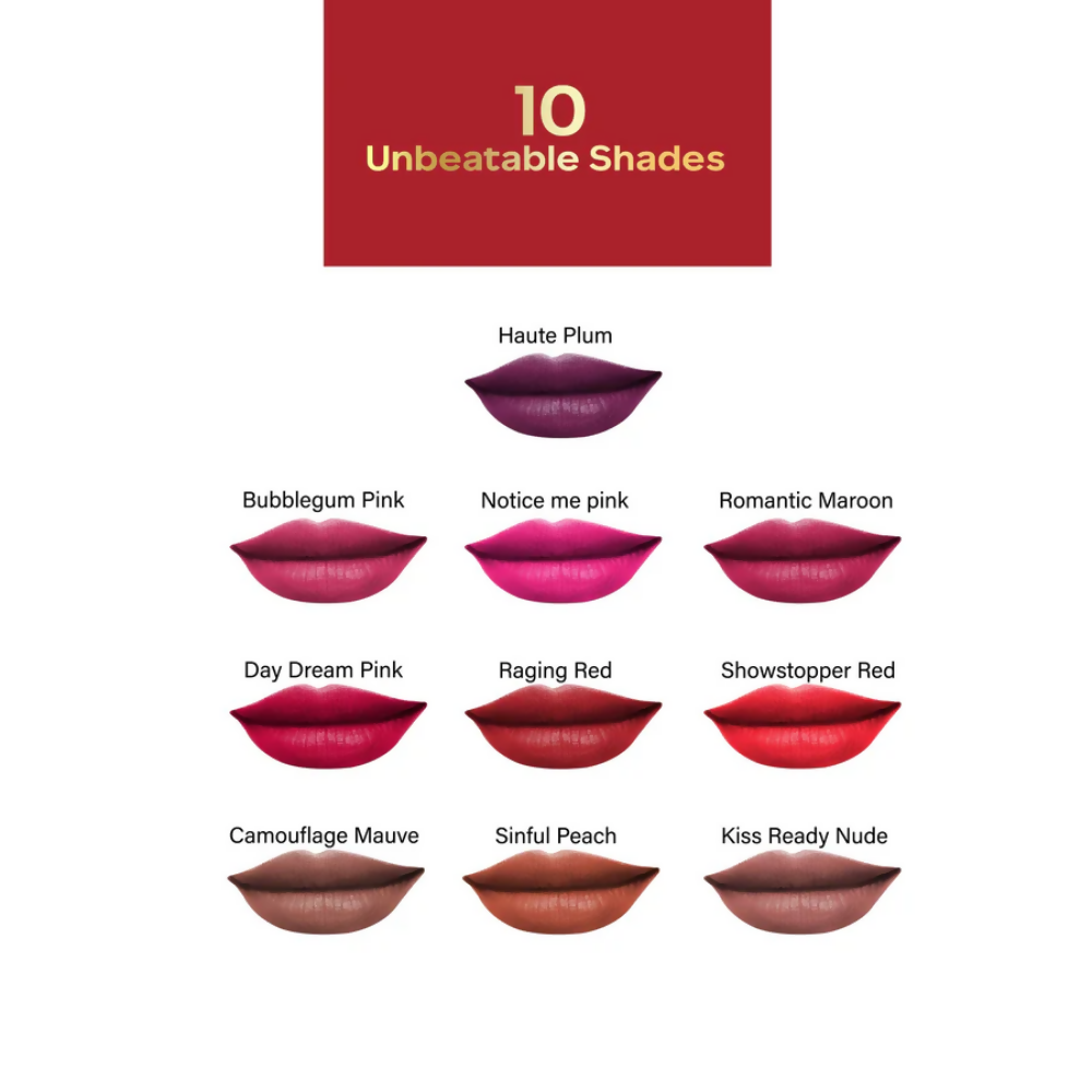 Faces Canada 3 in 1 LongStay Matte Lipstick - Showstopper Red 09