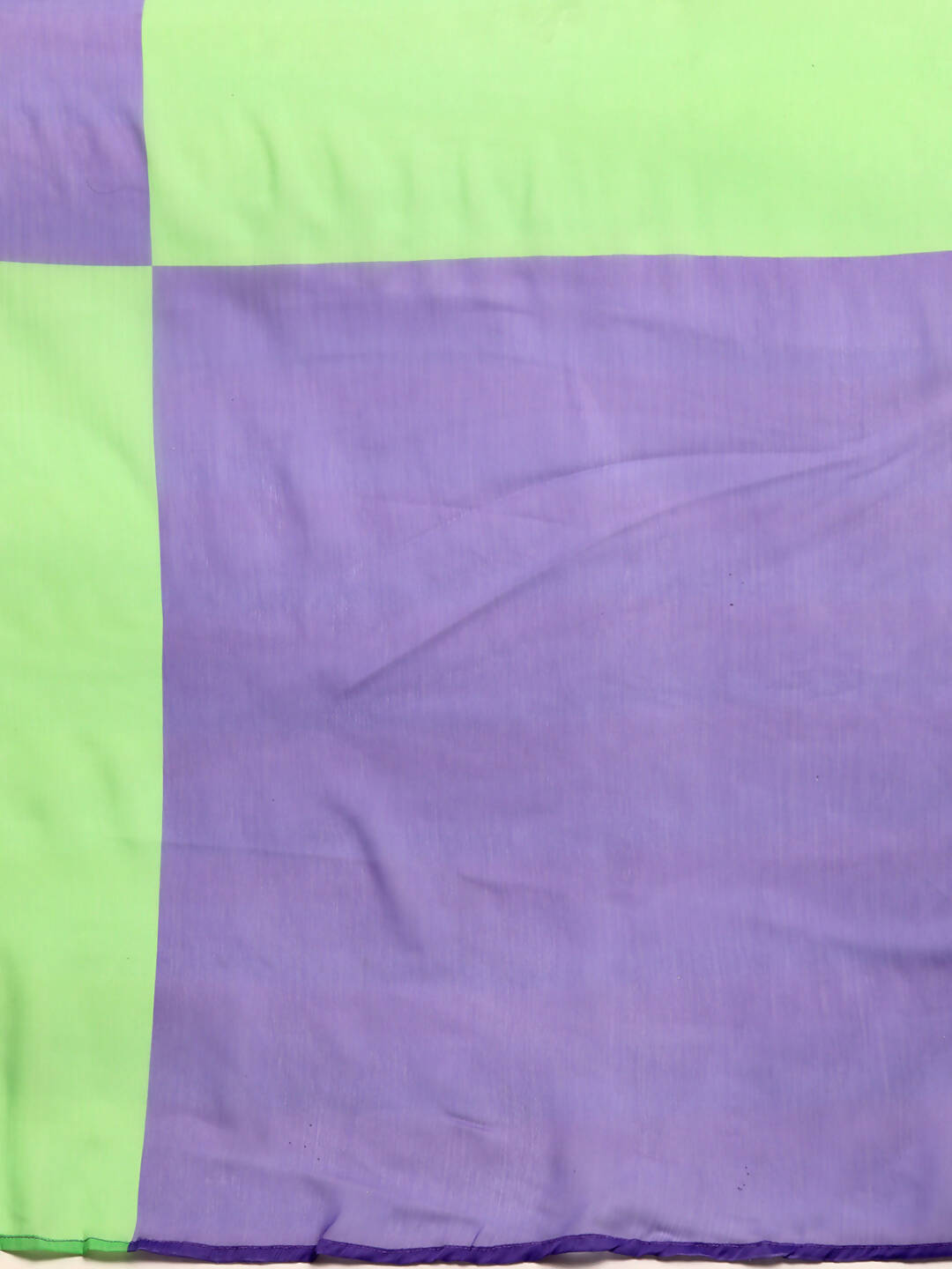 Ahalyaa Women's Traditional Semi Stitch Saree - Fluorescent Green