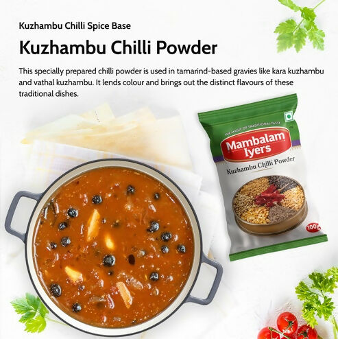 Mambalam Iyers Kuzhambu Chilli Powder - Distacart