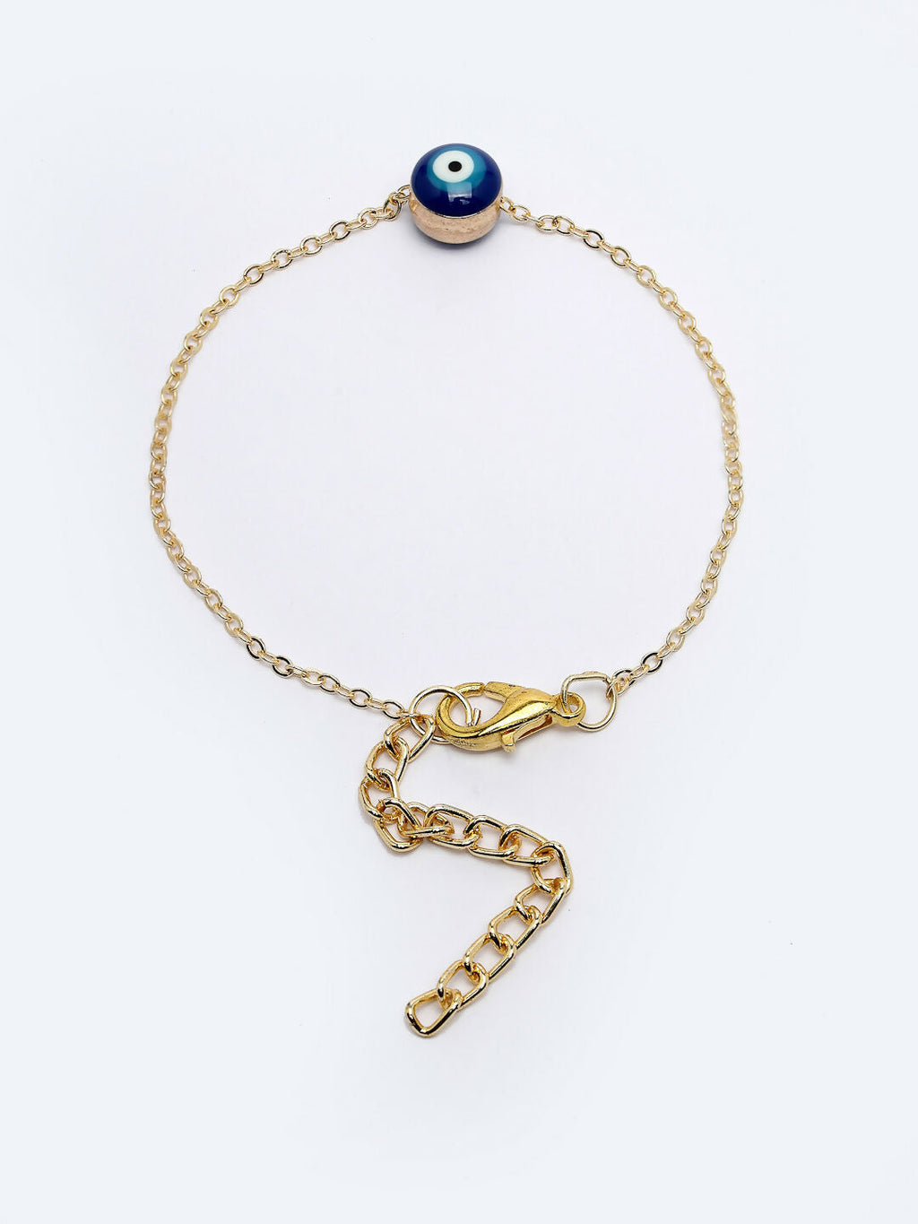 NVR Women Gold-Toned Evil Eye Rakhi With Roli Chawal - Distacart