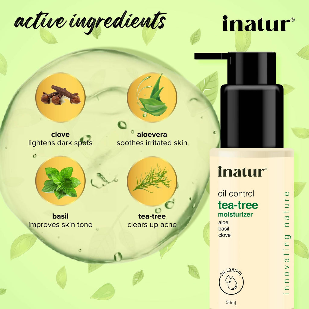 Inatur Tea Tree Facial Gel - Distacart