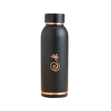 Isha Life Compact Copper Water Bottle (Coated) -700 ml
