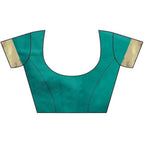 Vamika Banarasi Jaquard Rama Green Weaving Saree (Banarasi 25)