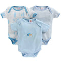 EIO New Born Baby Rompers Body Suits Jump Suit For Boys And Girls - Blue