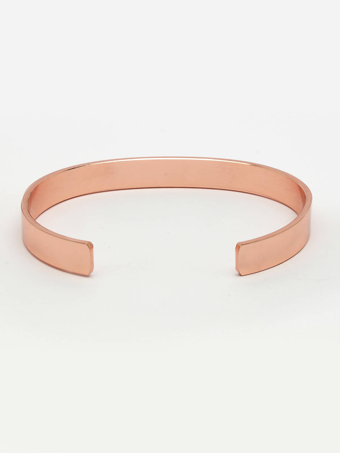 NVR Men Rose Gold Stainless Steel Cuff Bracelet - Distacart