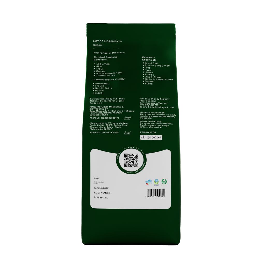 IKAI Organic Besan (Gram Flour) - Distacart