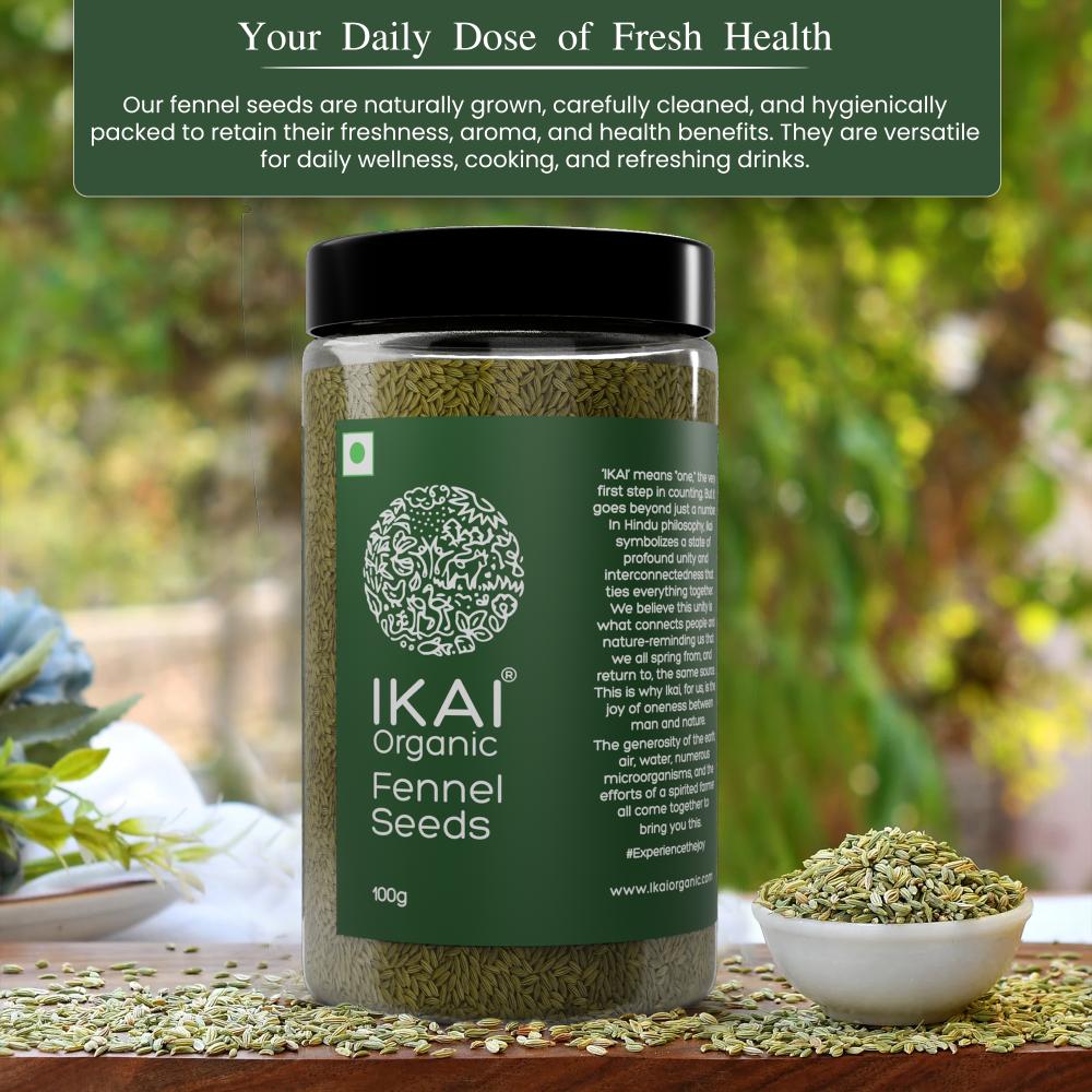 IKAI Organic Fennel Seeds - Distacart