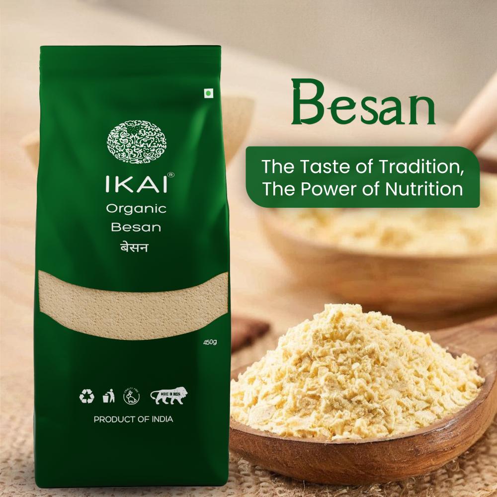 IKAI Organic Besan (Gram Flour) - Distacart