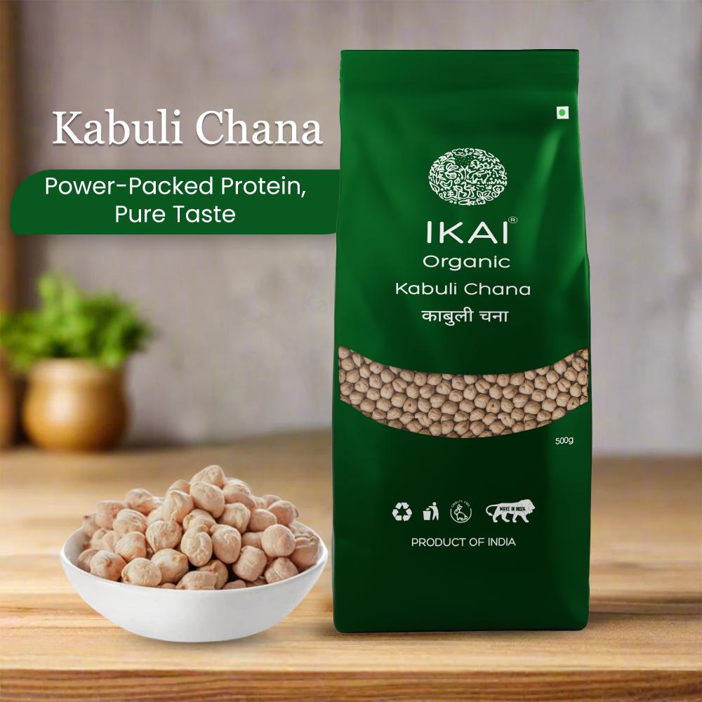 IKAI Organic Kabuli Chana (White Chickpea) - Distacart