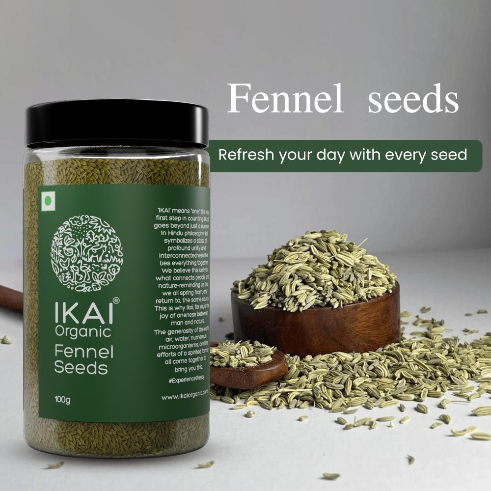 IKAI Organic Fennel Seeds - Distacart