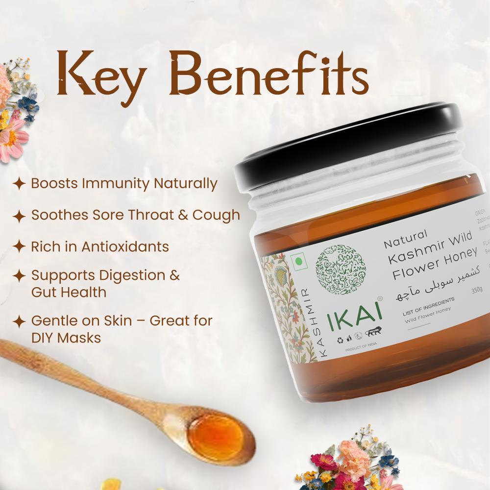 IKAI Natural Kashmir Wild Flower Honey - Distacart