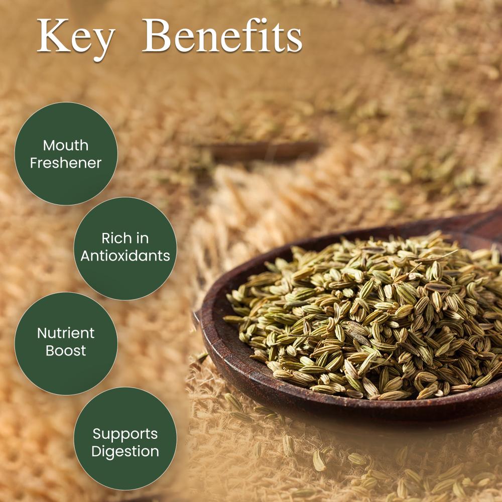 IKAI Organic Fennel Seeds - Distacart