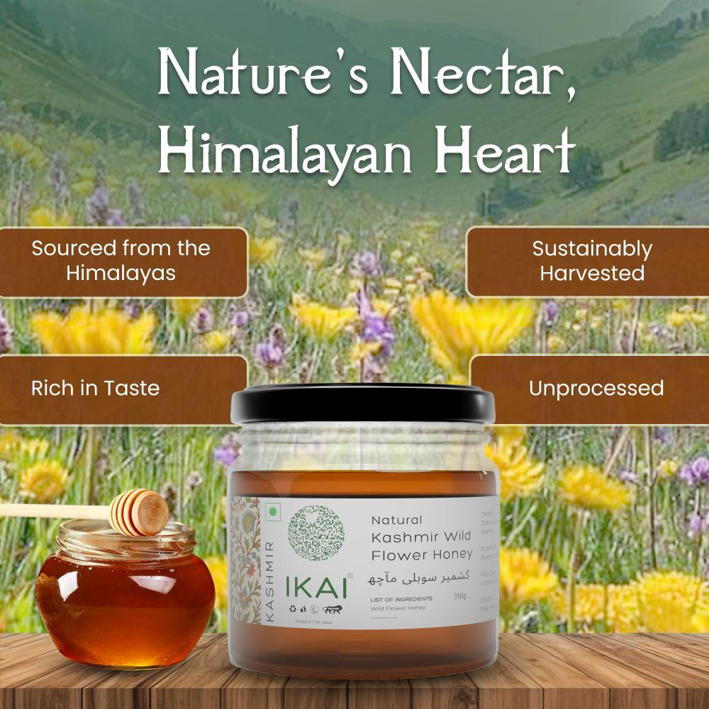 IKAI Natural Kashmir Wild Flower Honey - Distacart