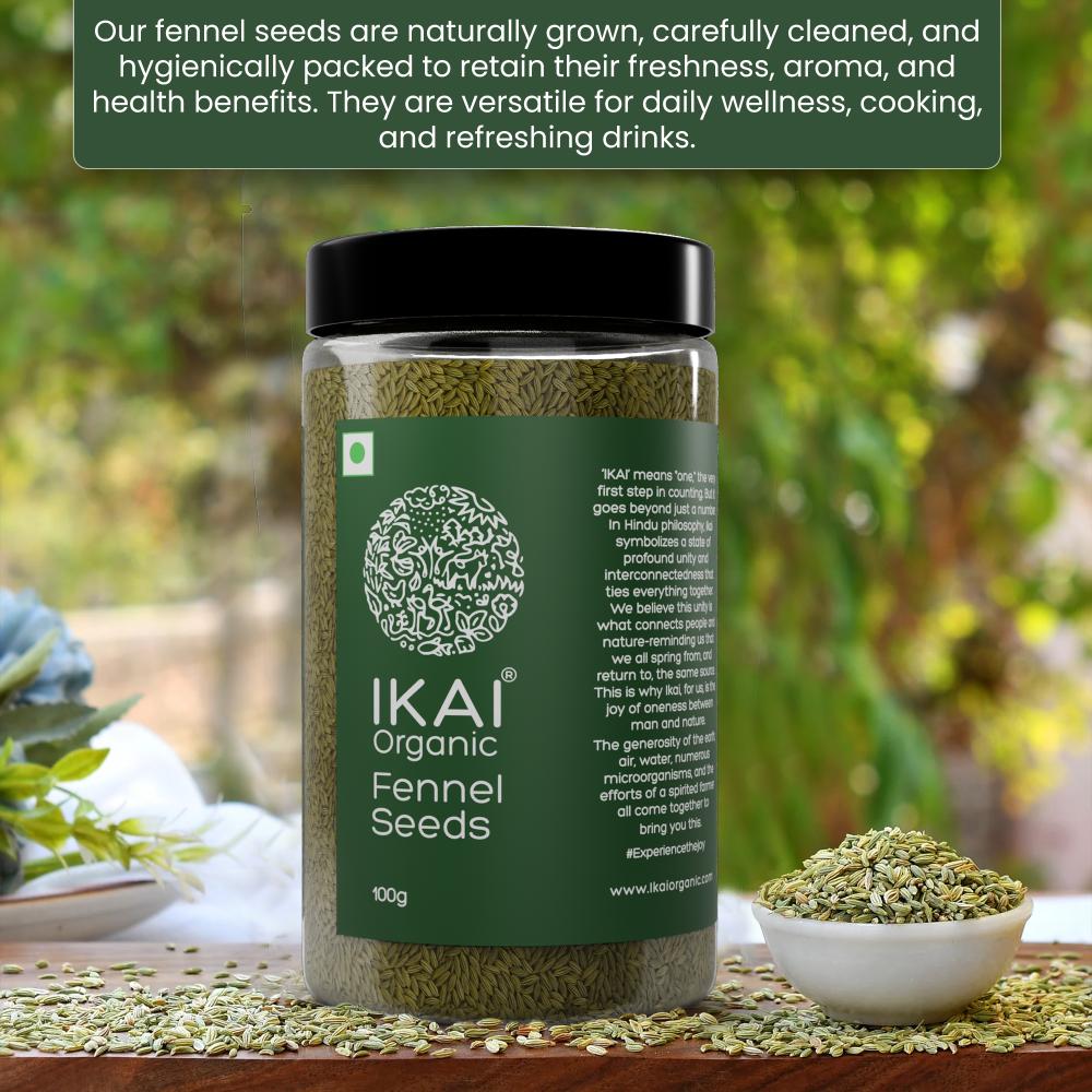 IKAI Organic Fennel Seeds - Distacart