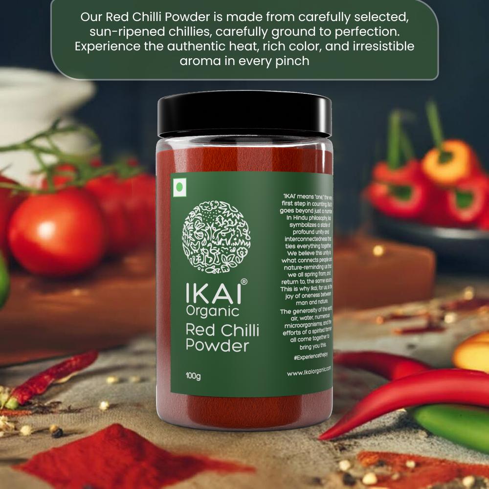 IKAI Organic Red Chilli Powder - Distacart