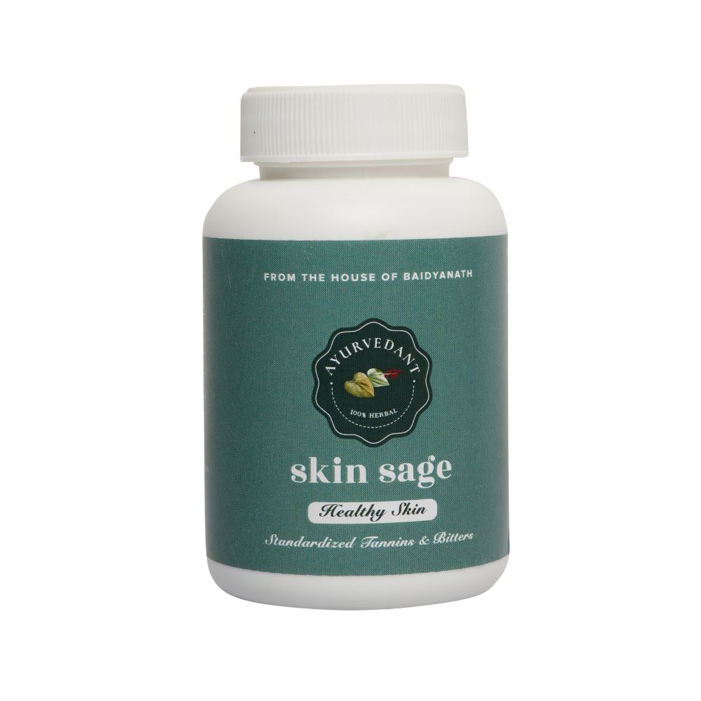 Baidyanath Jhansi Ayurvedant Skin Sage Capsules - Distacart