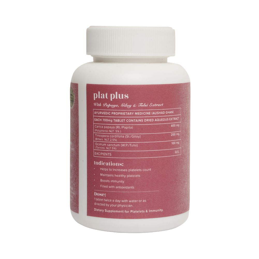 Baidyanath Jhansi Ayurvedant Plat Plus Tablets - Distacart