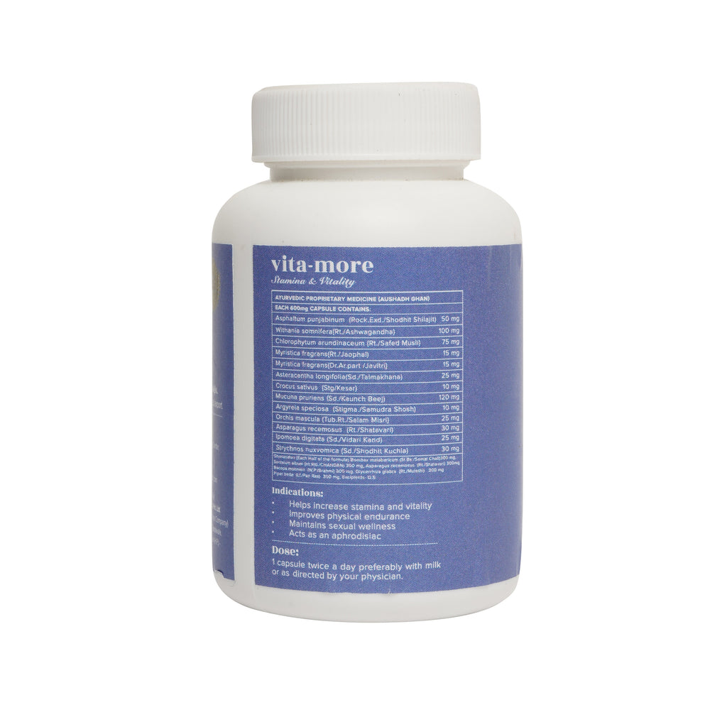 Baidyanath Jhansi Ayurvedant Vita More Capsules - Distacart