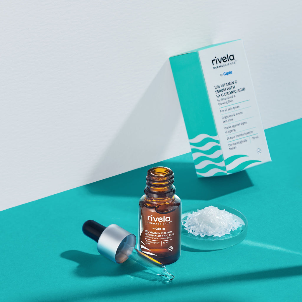 Rivela 10% Vitamin C Serum with Hyaluronic Acid