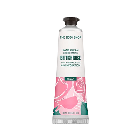The Body Shop British Rose Petal Soft Hand Cream