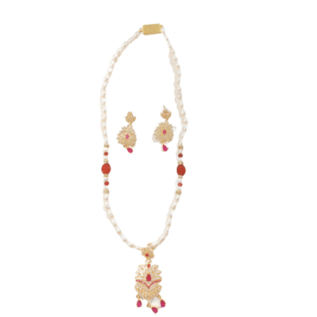 J Pearls Fritha 1 Line Pearl Sets - Real Pearl Jewelry