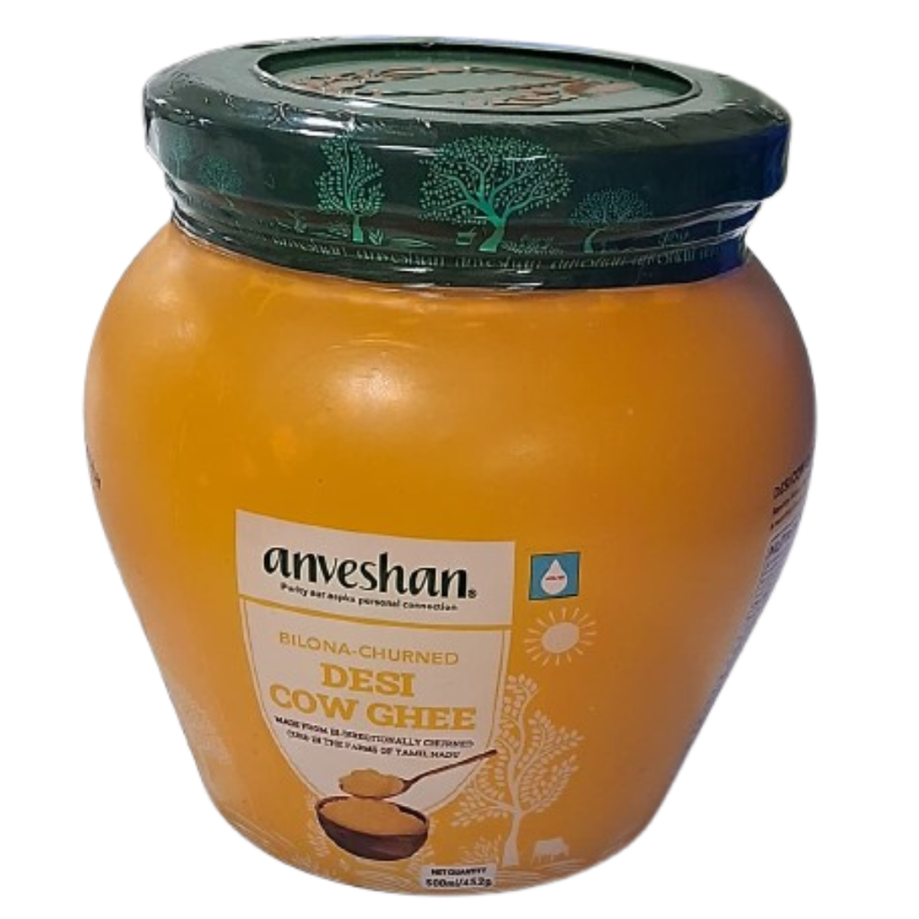 Anveshan A2 Desi Cow Ghee | Pure, Natural & Healthy Ghee | A2 Gir Cow Ghee - Distacart
