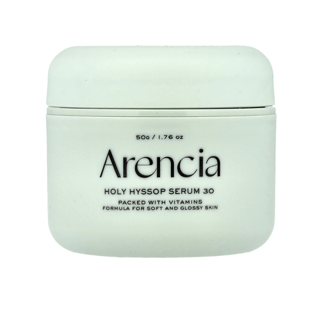 Arencia Holy Hyssop Serum 30 - Brightening Serum for Korean Glass Skin, Reduces Hyperpigmentation