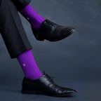 Socksoho Luxury Men Socks Resplendent Purple