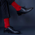 Socksoho Luxury Men Socks Sinful Red