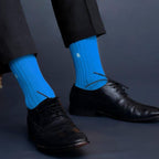 Socksoho Luxury Men Socks Brash Blue