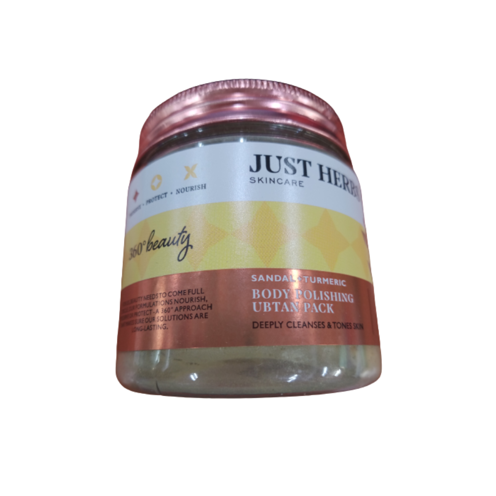 Just Herbs Body Luster Sandal -Turmeric Ubtan Pack