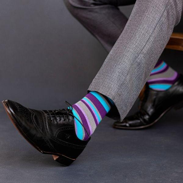Socksoho Luxury Men Socks Blueberry Edition